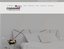 Tablet Screenshot of literie-chavanne.com